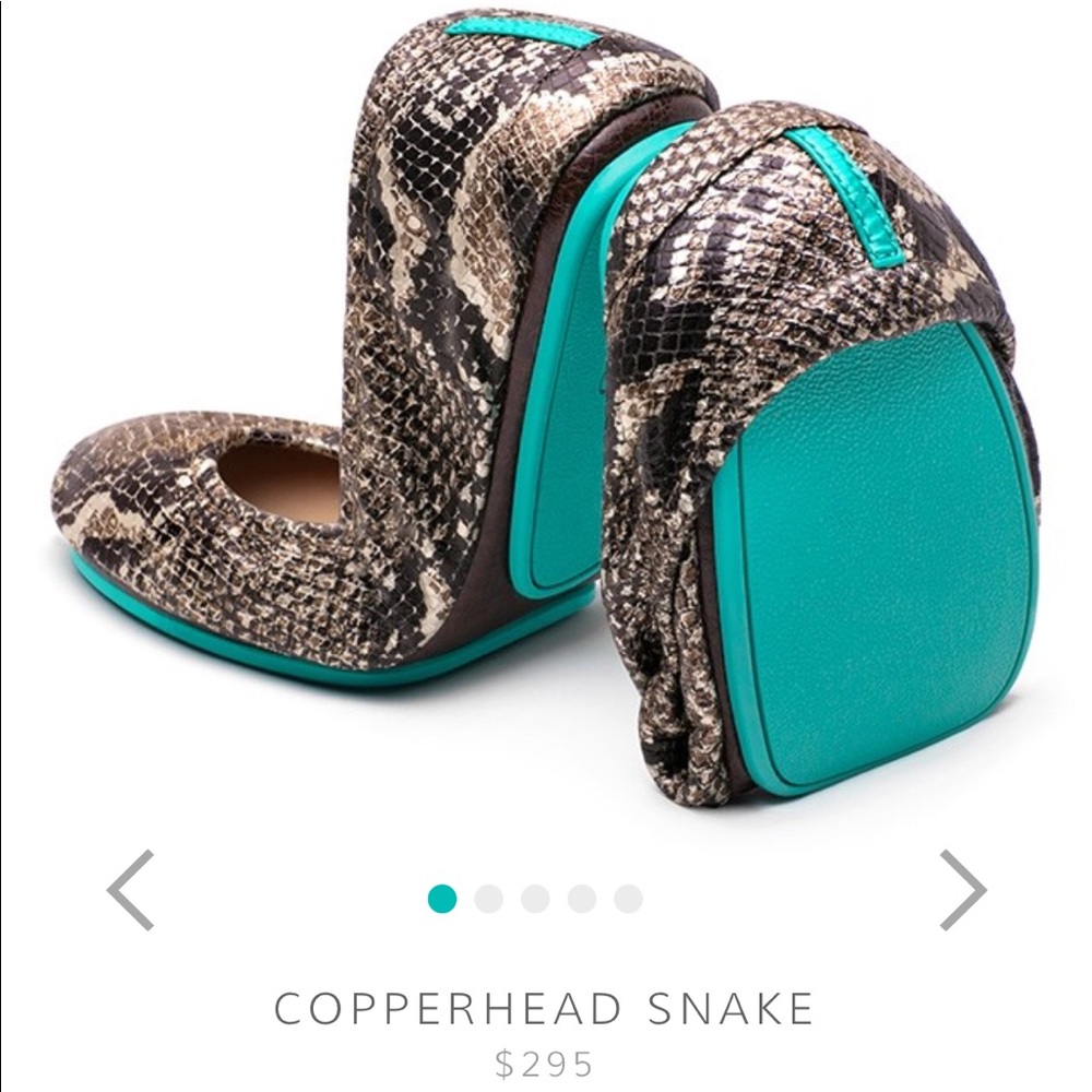 Copperhead Snake Tieks by Gavrieli size 7